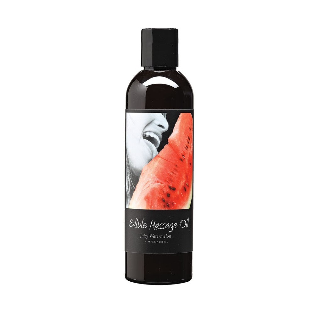 Earthly Body Edible Massage Oil-Juicy Watermelon 8oz